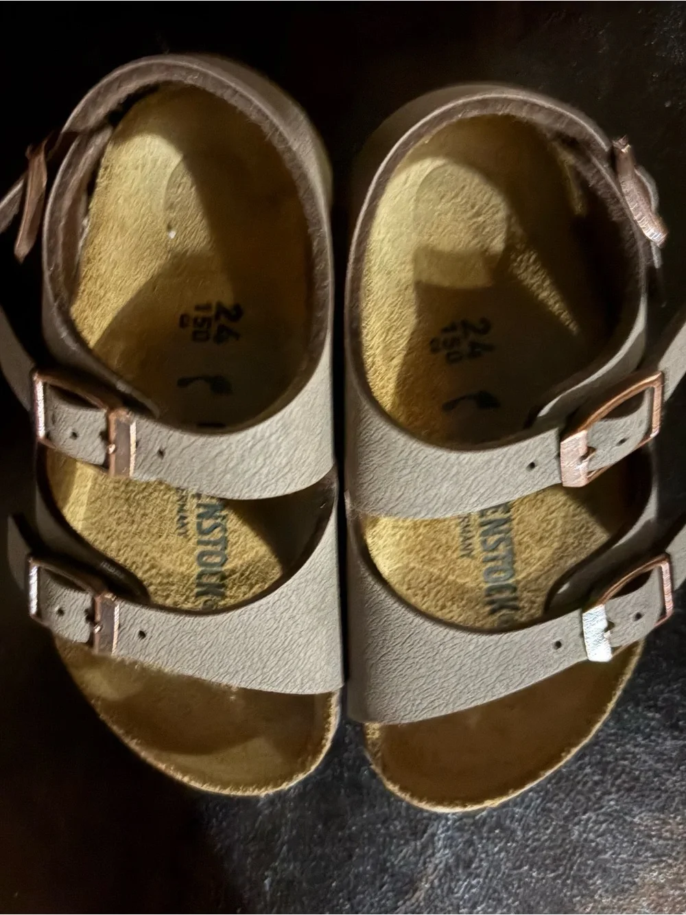 Birkenstock Roma Sandal - Toddler / Little Kid - Mocha